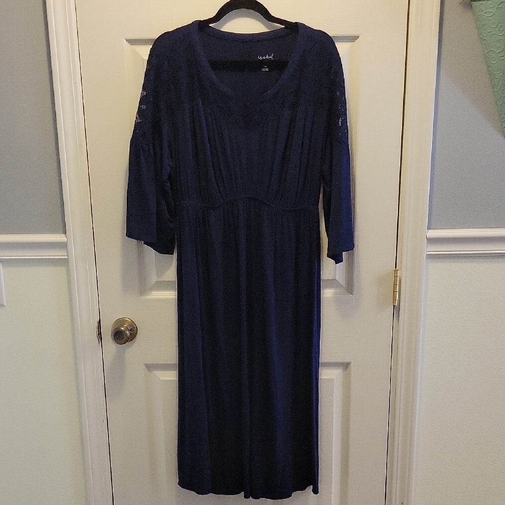 Isabel by Ingrid & Isabel Navy Blue Women's Midi-Dress XXL Maternity